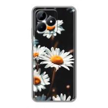 Чохол з ромашками на Realme Note 50 – Білі ромашки