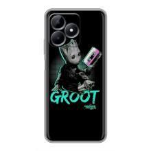 Чехол Супергерои Марвел на Реалми Ноут 50 – Groot