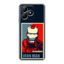 Чехол Супергерой Железный человек на Realme Note 50 – Art Iron man
