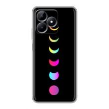 Чехол (ТПУ) с планетами на Realme Note 50 – Полнолуние