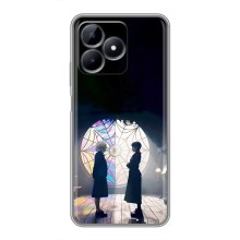 Чехлы Венсдей на Realme Note 50 Уэнсдей (AlphaPrint) (Уэнздей и Инид)