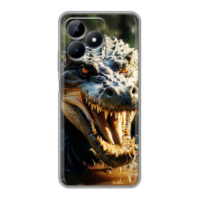 Чехол с картинкой «Хищники» для Realme Note 50 – Крокодил