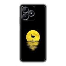 Летний Чехол на Realme Note 50 – Желтый Закат