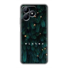 Новогодние, Праздничные Чехлы для Realme Note 50 - 2024 год (Winter)