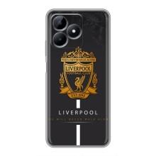 Силиконовые Чехлы принт Футбол на Realme Note 50 – Liverpool