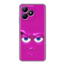 Чохли (ТПУ) (смішні стікери) для Realme Note 50 – Хитра мордочка