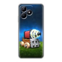 Силіконовий Чохол (атрибутика Клеш Роял) для Realme Note 50 – Гармата