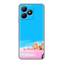 Силиконовый Чехол Барби Фильм на Realme Note 50 – Барби и Кен