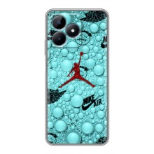 Силиконовый Чехол Nike Air Jordan на Реалми Ноут 50 – Джордан Найк