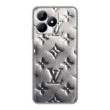 Текстурный Чехол Louis Vuitton для Реалми Ноут 50 (Бежевый ЛВ)