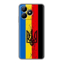 Украинские Чехлы для Realme Note 50 с картинкой УПА (AlphaPrint) (Флаг УПА)