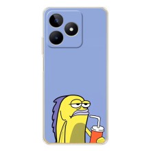 Бампер с принтом Мемы для Realme Note 60 – Безразличие