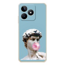 Бампер с принтом Мемы для Realme Note 60 – Статуя Давида
