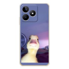 Бампер с принтом Мемы для Realme Note 60 – Утка