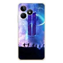Чехлы BTS для Realme Note 60 (AlphaPrint) (Army BTS)