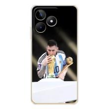 Чехлы Лео Месси Аргентина для Realme Note 60 – Кубок Мира