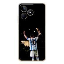 Чехлы Лео Месси Аргентина для Realme Note 60 – Лео Чемпион