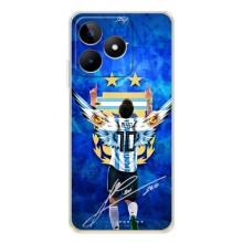 Чехлы Лео Месси Аргентина для Realme Note 60 – Месси Аргентина