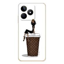 Чехлы Луи Витон для Realme Note 60 (AlphaPrint - LOUIS VUITTON) (кофе LOUIS VUITTON)