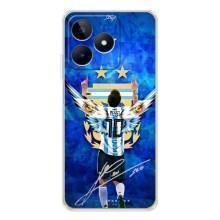 Чехлы Месси для Realme Note 60 (AlphaPrint) (Месси Аргентина)