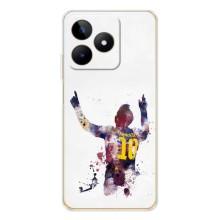 Чехлы Месси для Realme Note 60 (AlphaPrint) (Messi Barca)