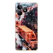 Чехлы на Новый Год Realme Note 60 – Кока Кола
