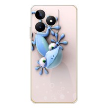 Чехлы с изображением разных животных для Realme Note 60 – Геккон