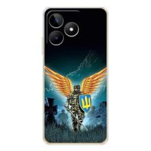 Чехлы с картинкой ЗСУ для Realme Note 60 (AlphaPrint) (Солдат ЗСУ)