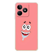 Чохли з Патріком на Realme Note 60 (Мордочка Патріка)