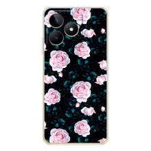 Чехлы с принтом Розочки для Realme Note 60