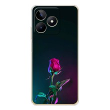Чохли з принтом Троянд для Realme Note 60 – Нічна троянда