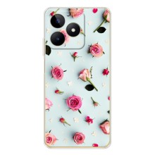 Чохли з принтом Троянд для Realme Note 60 – Різні квіти