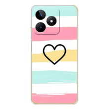 Чохли з тематикою "Маленькі Сердчеки" на Realme Note 60 – Гарне сердечко
