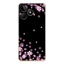 Чехол для Нот 60 - с принтом (Дизайнерские) (AlphaPrint) (Цветочки маленькие)