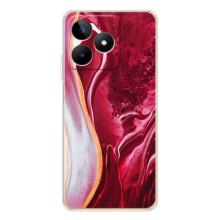Чехол для Нот 60 - с принтом (Дизайнерские) (AlphaPrint) (Мрамор красный)