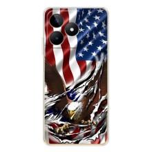 Чохол Прапор USA для Realme Note 60 – Прапор USA