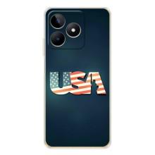 Чохол Прапор USA для Realme Note 60 – USA
