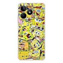 Чехол Губка Боб для Нот 60 (Эмоции Спанч Боба)