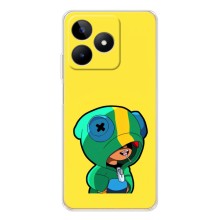 Чохол Бравл Старс для Realme Note 60 – Леон (LEON)