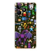 Чохол Майнкрафт на Realme Note 60 (AlphaPrint) Minecraft