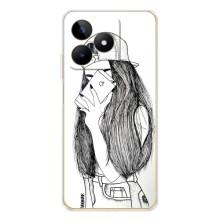 Чехол с печатью для Realme Note 60 - (Мода) (AlphaPrint)