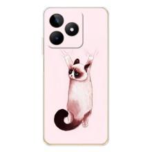 Чехол на Нот 60 с Котами (VPrint) (Котик падает)