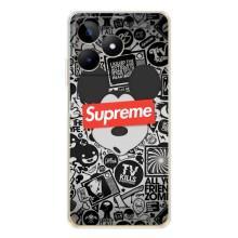 Чехол с Брендами одежды на Ноте 60 – Supreme Маус