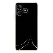 Чехол с картинками на черном фоне для Realme Note 60 – Дорога
