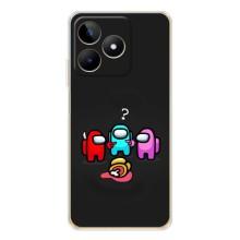 Чехол Амонг Ас для Realme Note 60 (AlphaPrint) (Импостер)