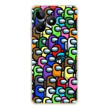 Чехол Амонг Ас для Realme Note 60 (AlphaPrint) (Убит)