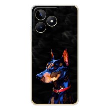 Бампер для Realme Note 60 с картинкой "Песики" – Собака Мопс