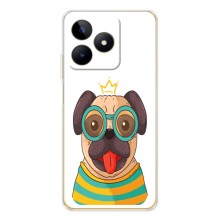 Бампер для Realme Note 60 с картинкой "Песики" – Собака Король