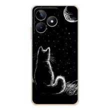 Чохол з принтом для Realme Note 60 (AlphaPrint) Модні коти