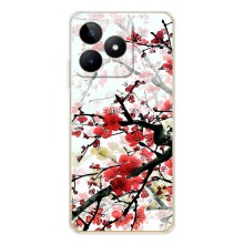 Чехол с принтом САКУРЫ на Realme Note 60 (Красивая Сакура)